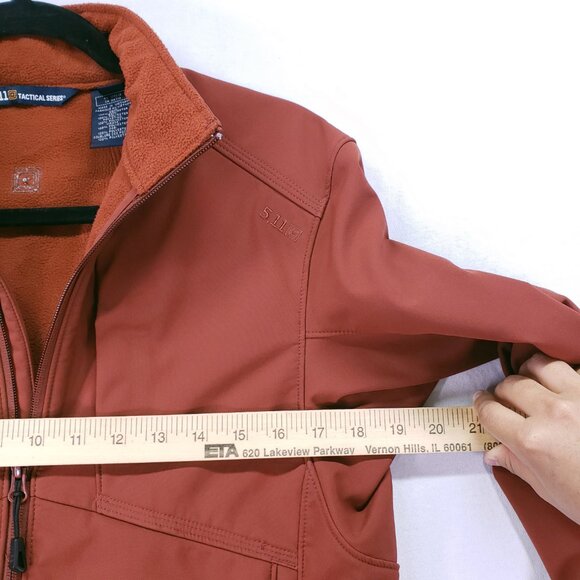 Woman 511 tactical Series Sierra Softshell Jacket Brick Red Size M Outdoor - Picture 5 of 16